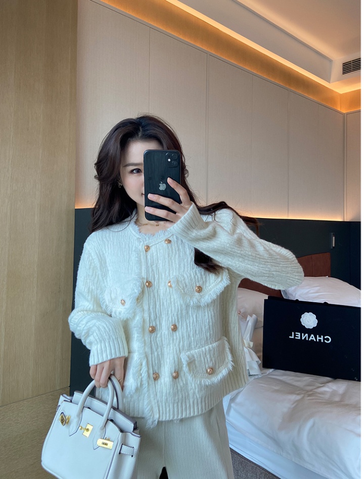 Spring and autumn coat fashion and elegant sweater for women