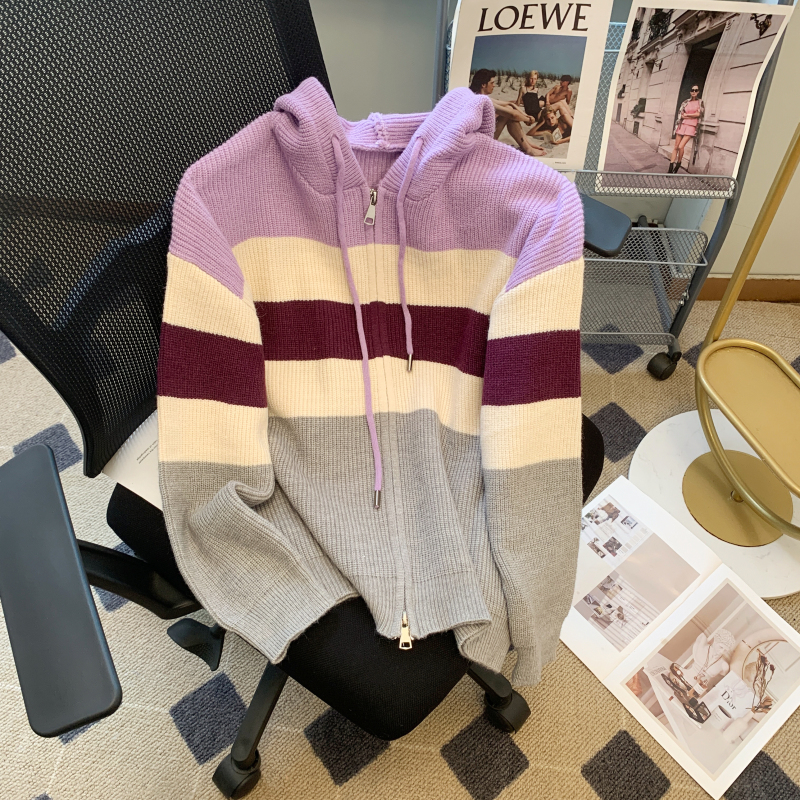 Autumn spring and autumn cardigan outside the ride zip coat
