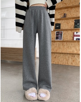 Knitted lazy casual pants mopping pants for women