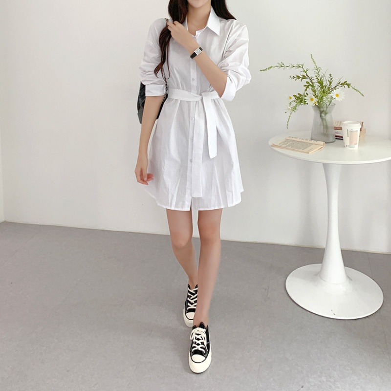 Frenum all-match dress bottoming shirt for women