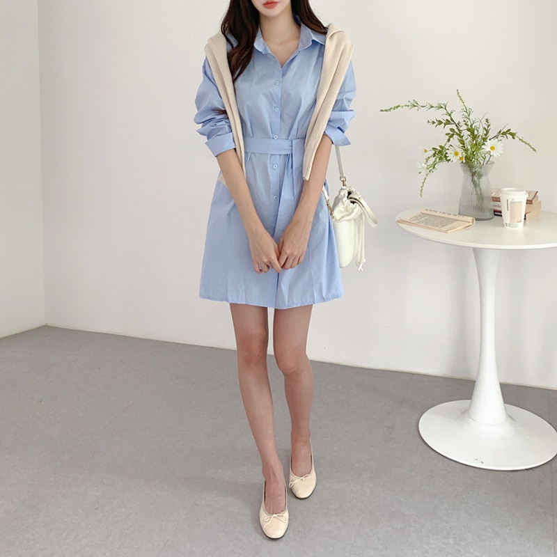 Frenum all-match dress bottoming shirt for women