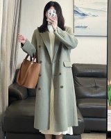 Korean style woolen coat France style overcoat