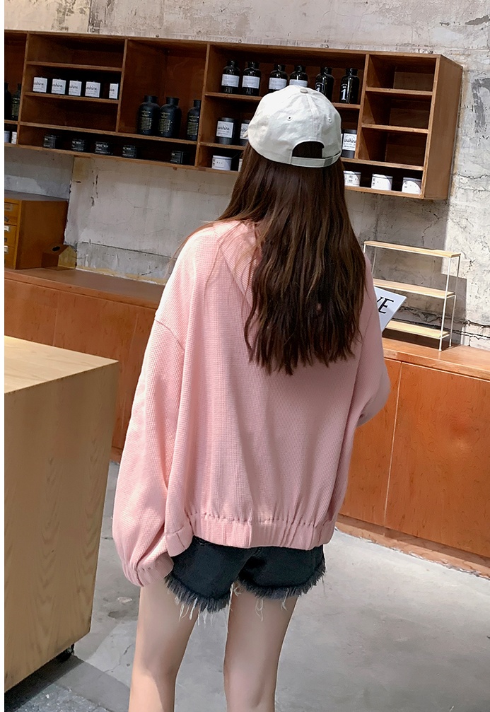 Spring and autumn sports hoodie loose coat for women