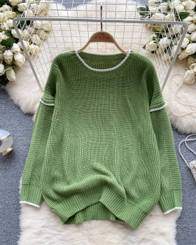 All-match sweater knitted tops for women