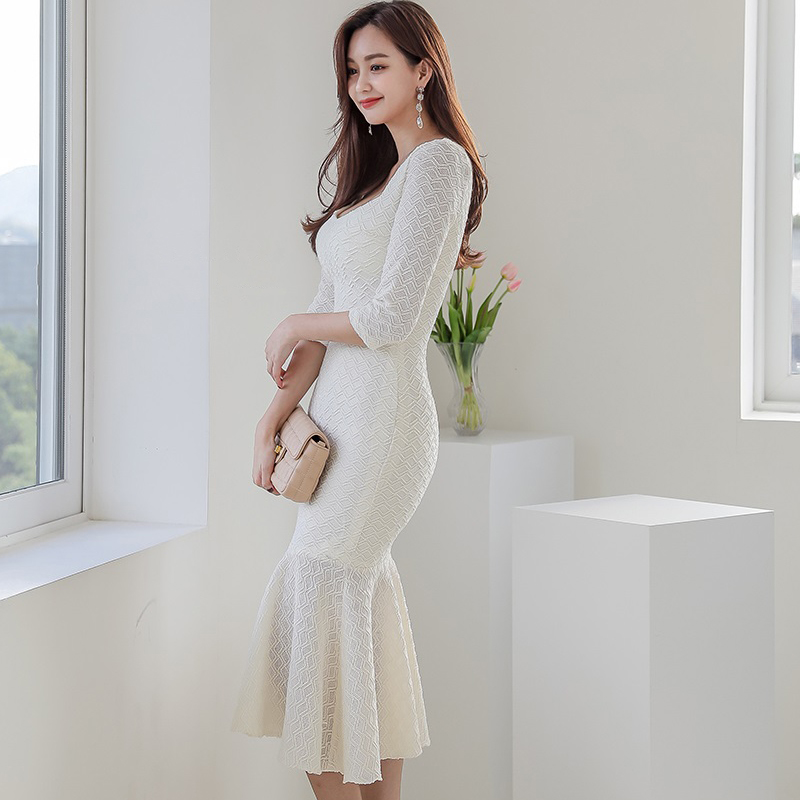 Korean style dress package hip doll shirt for women