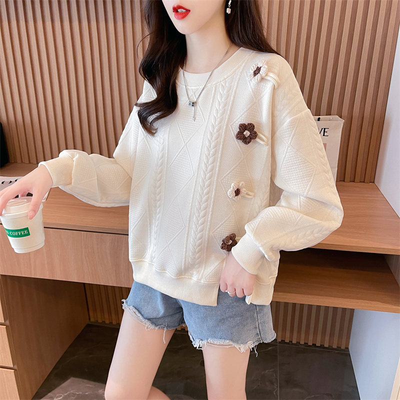 Conventional tops loose hoodie for women