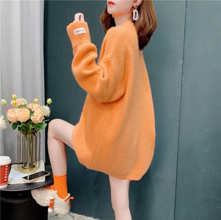 Korean style Western style sweater knitted lazy tops