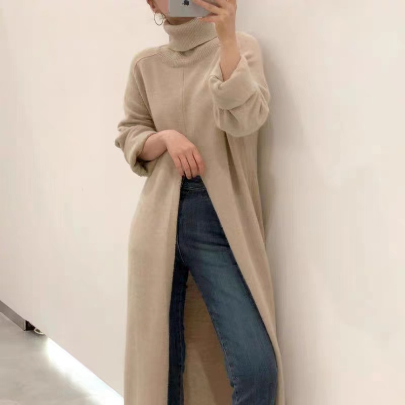 Bottoming loose niche autumn and winter split sweater