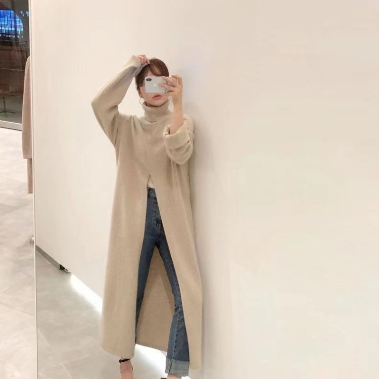 Bottoming loose niche autumn and winter split sweater