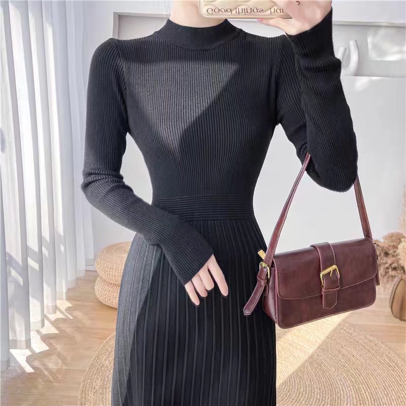 Exceed knee dress sweater dress for women