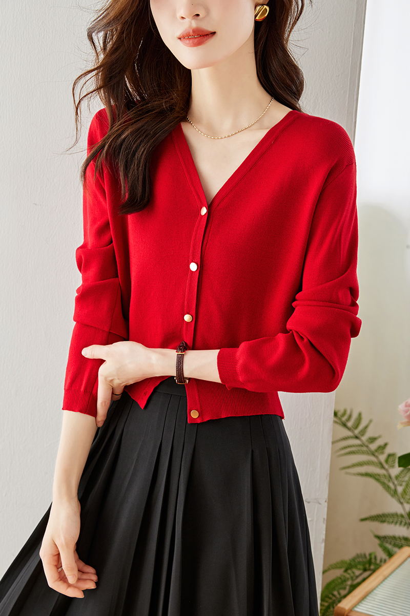 France style autumn coat commuting cardigan for women