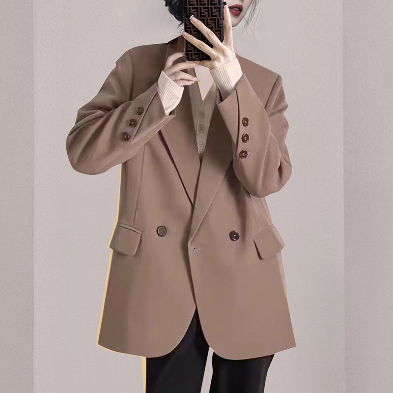 Unique autumn and winter business suit temperament niche coat