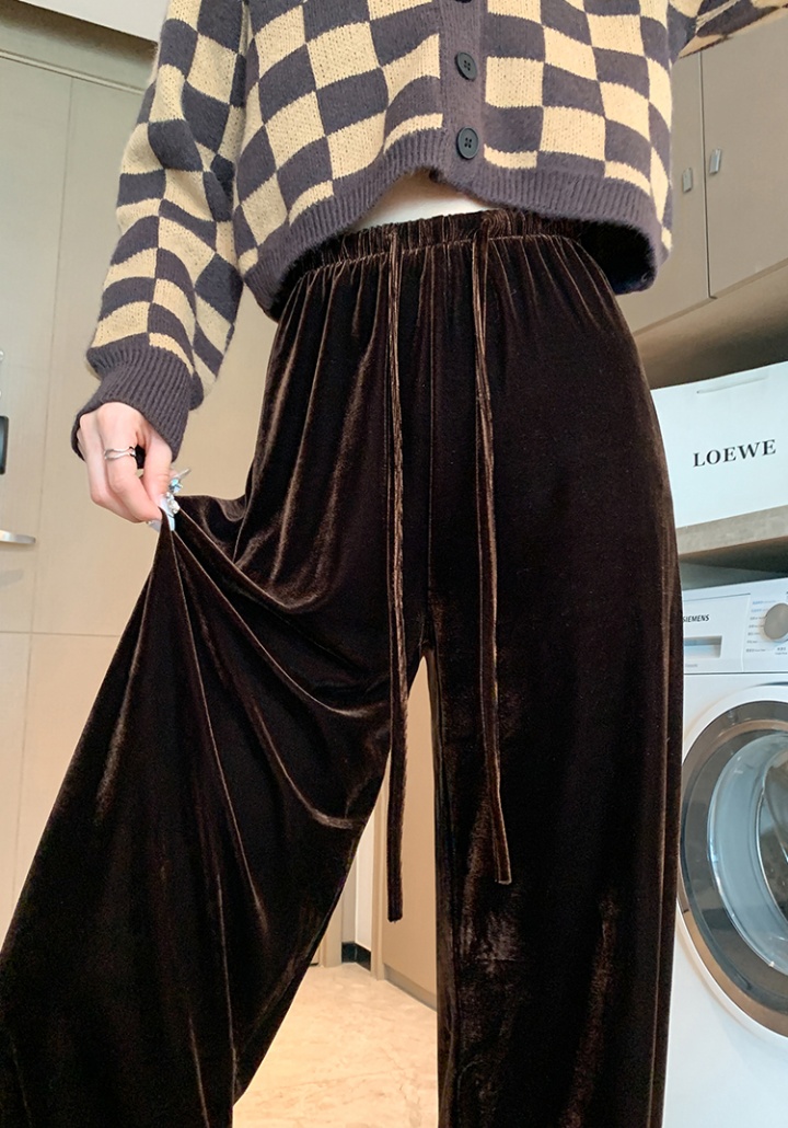 Straight pants loose wide leg pants for women