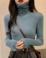 All-match slim high collar thick knitted sweater