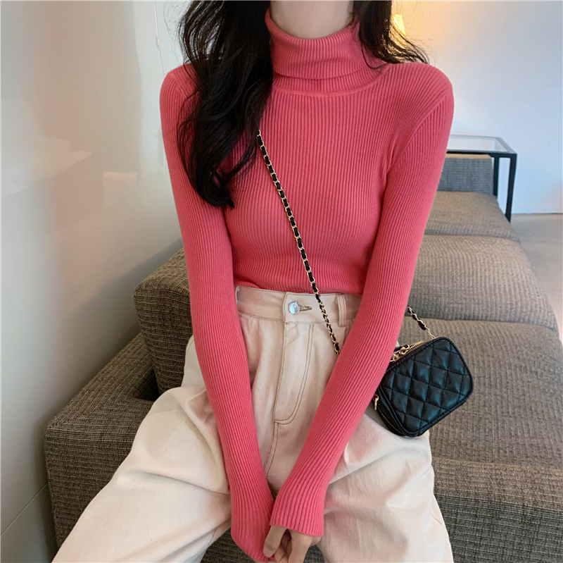 Long sleeve slim autumn and winter all-match sweater