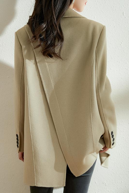 Korean style woolen coat business suit for women