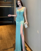 Sexy enticement dress high split long dress