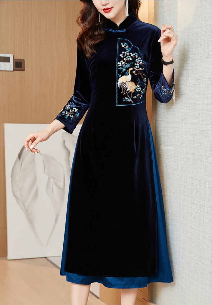 Noble cheongsam Western style dress for women