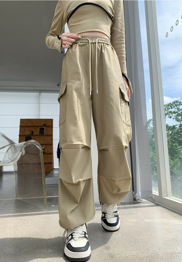 All-match loose wide leg pants American style casual pants