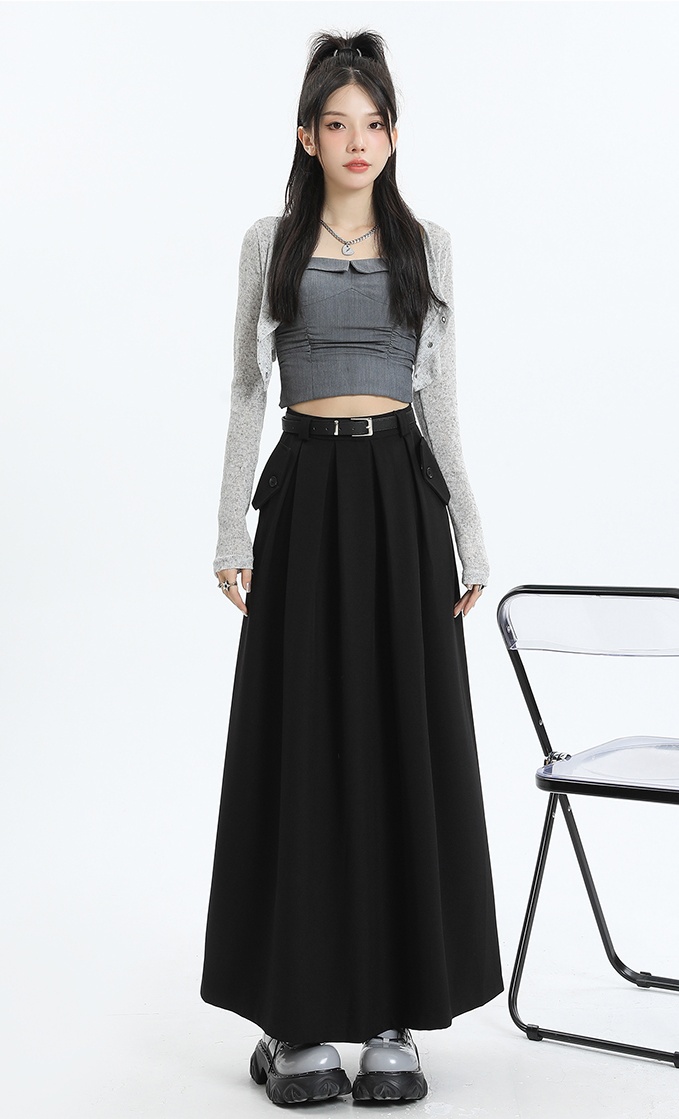 Autumn skirt pleated business suit for women