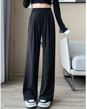 Drape wide leg pants autumn business suit for women
