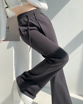 Mopping low-waist sweatpants slim pants for women
