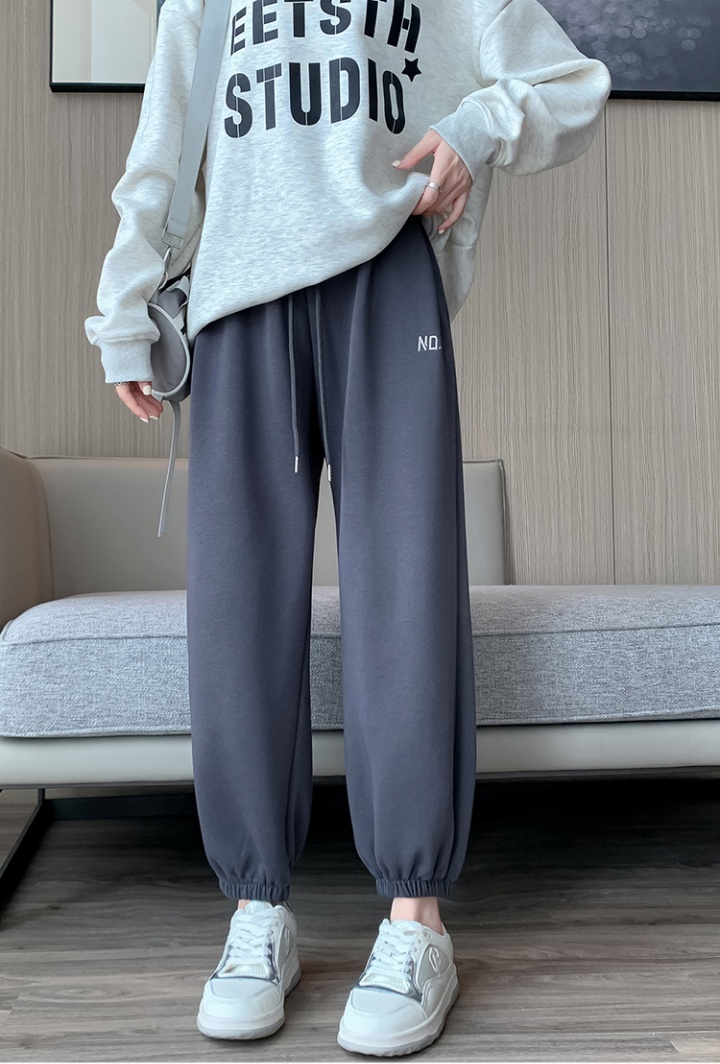 Plus velvet all-match Casual sweatpants for women