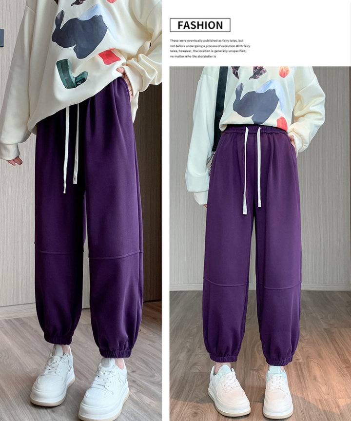 Winter all-match sweatpants Casual harem pants