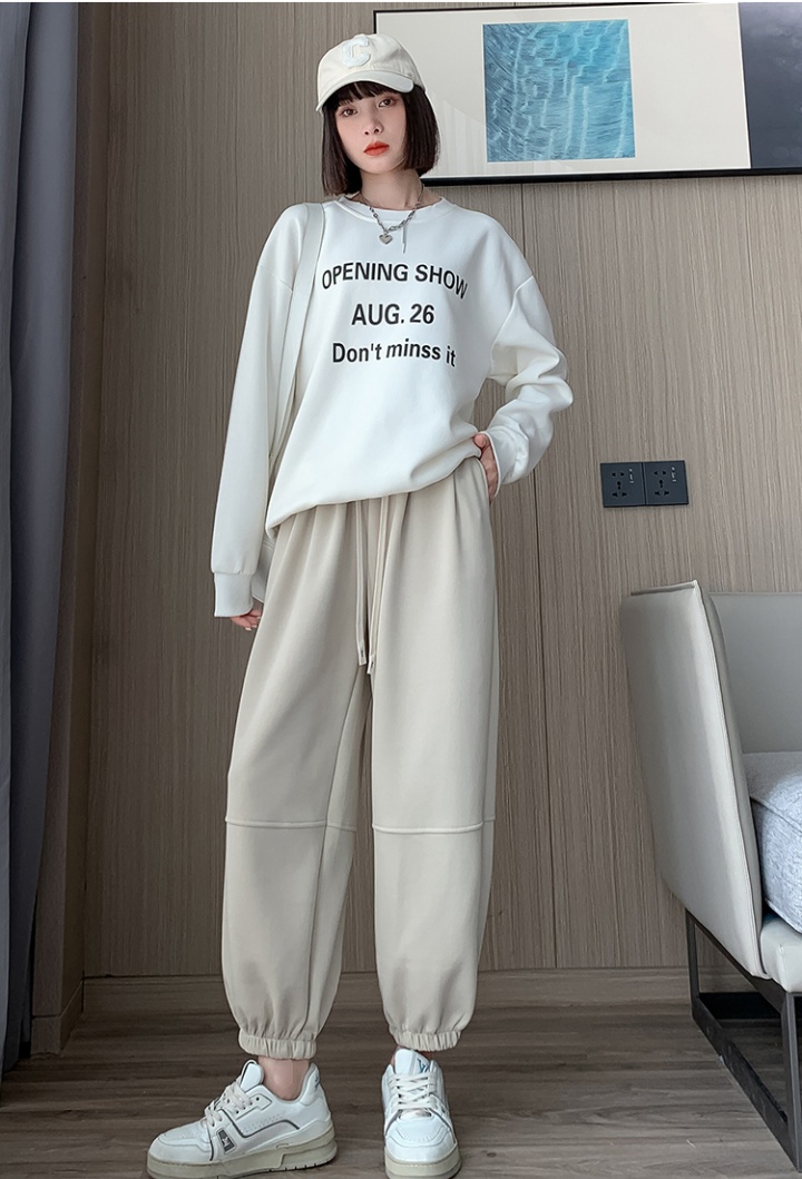 Winter all-match sweatpants Casual harem pants