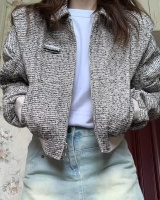 Retro spring jacket fashion and elegant tops for women