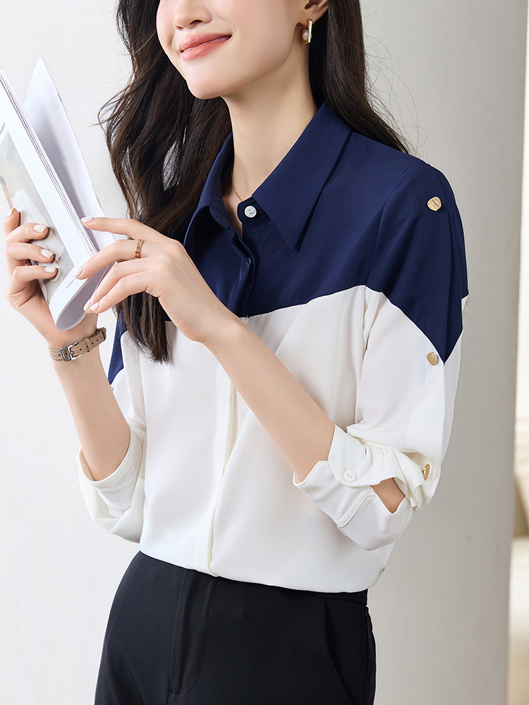 Autumn long sleeve all-match shirt for women