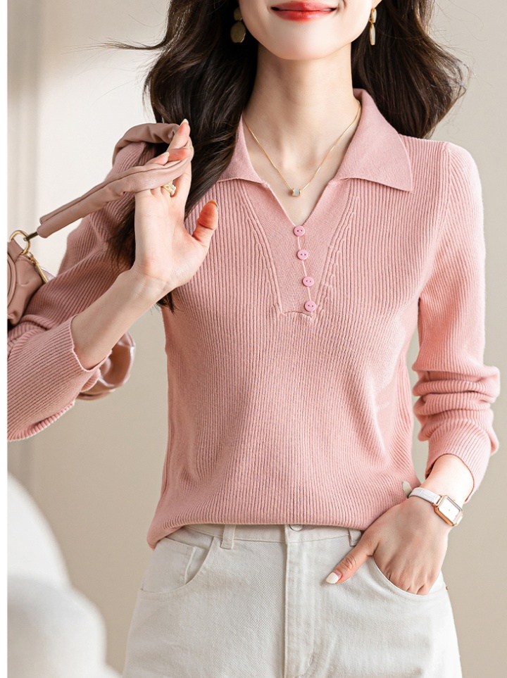 Commuting pullover sweater long sleeve bottoming shirt