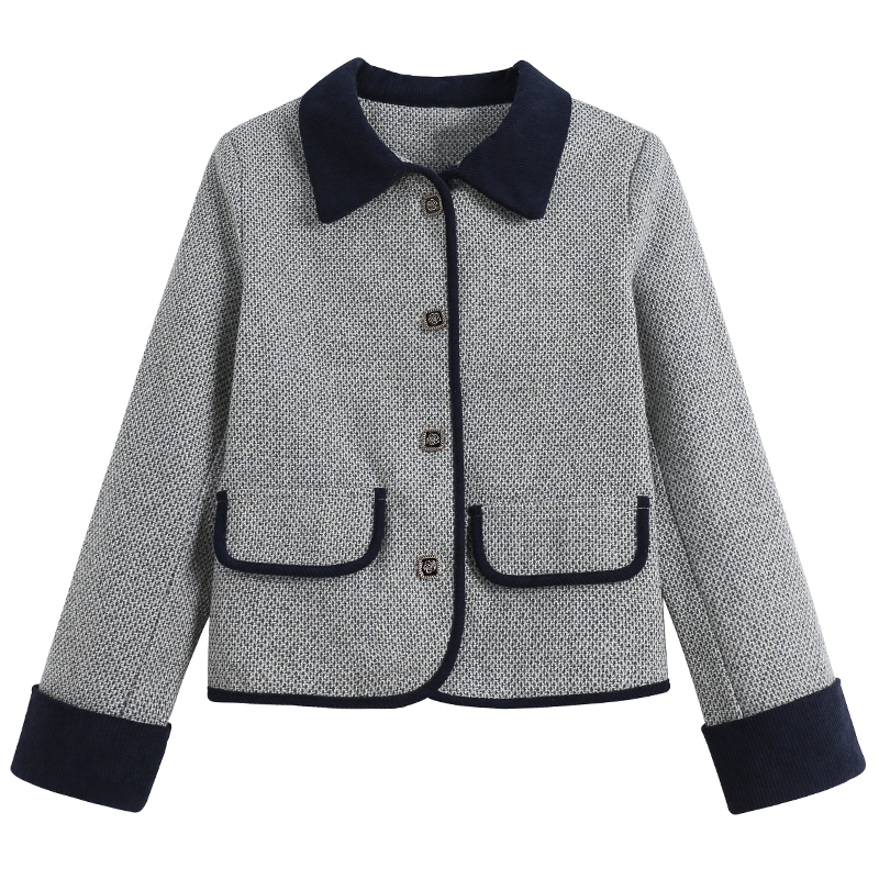 Small fellow France style autumn jacket for women