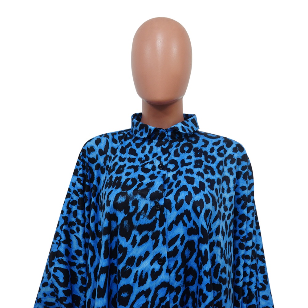 Long leopard tops autumn and winter shawl for women