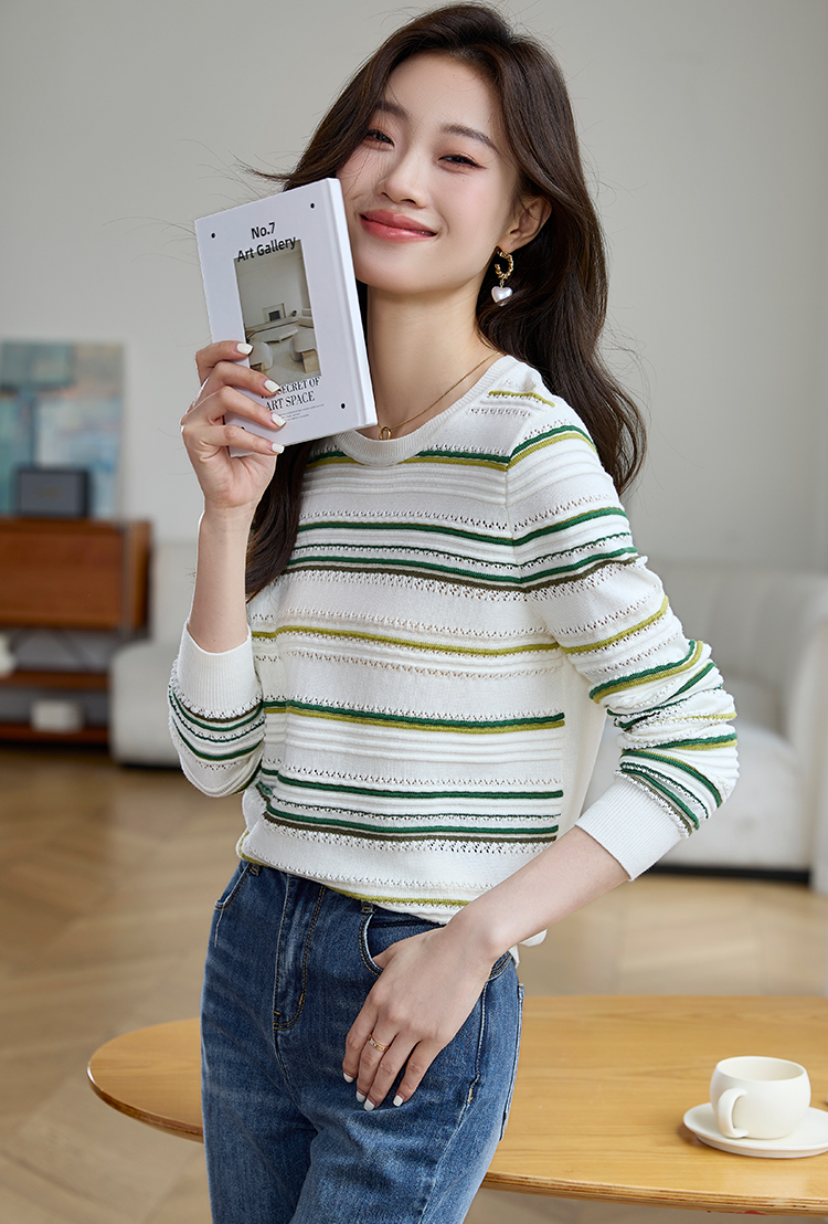 Autumn and winter tops long sleeve sweater for women
