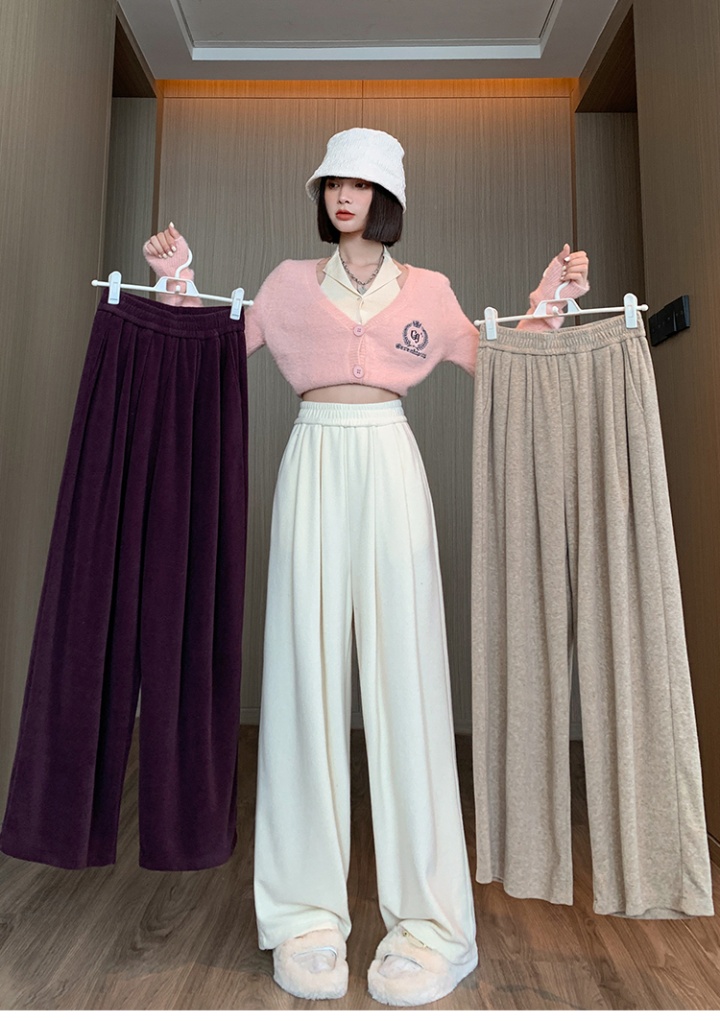 Casual autumn and winter wide leg pants Korean style pants