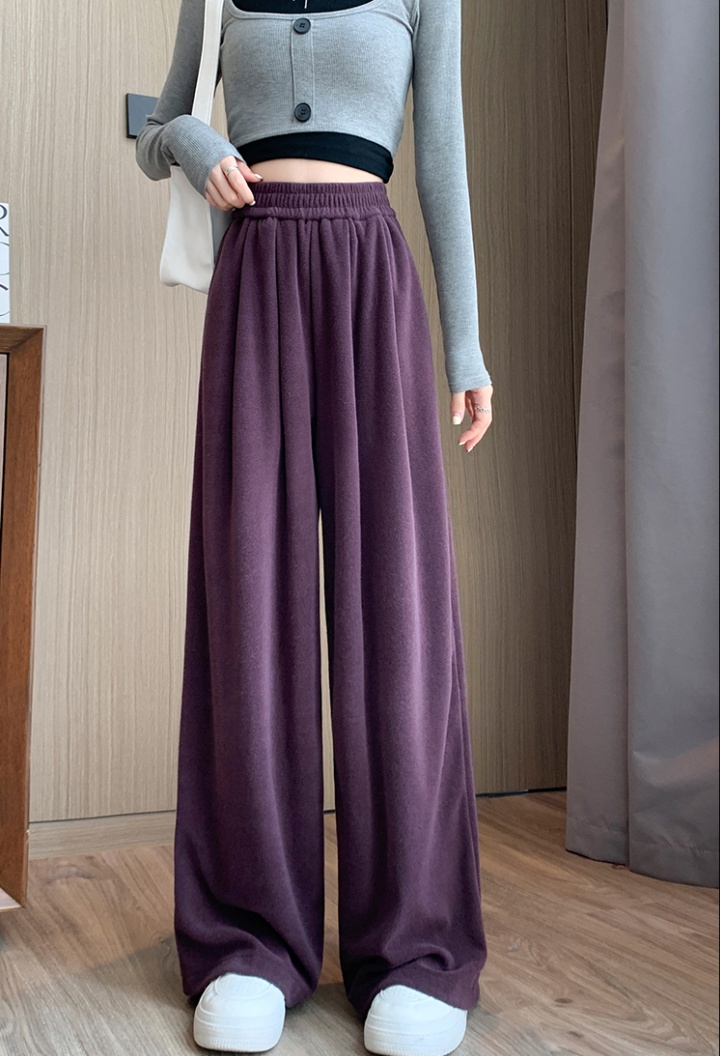 Casual autumn and winter wide leg pants Korean style pants