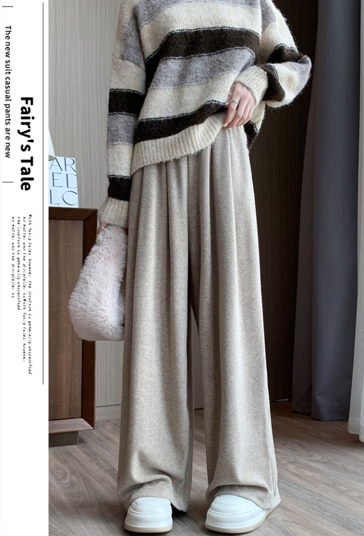 Casual autumn and winter wide leg pants Korean style pants