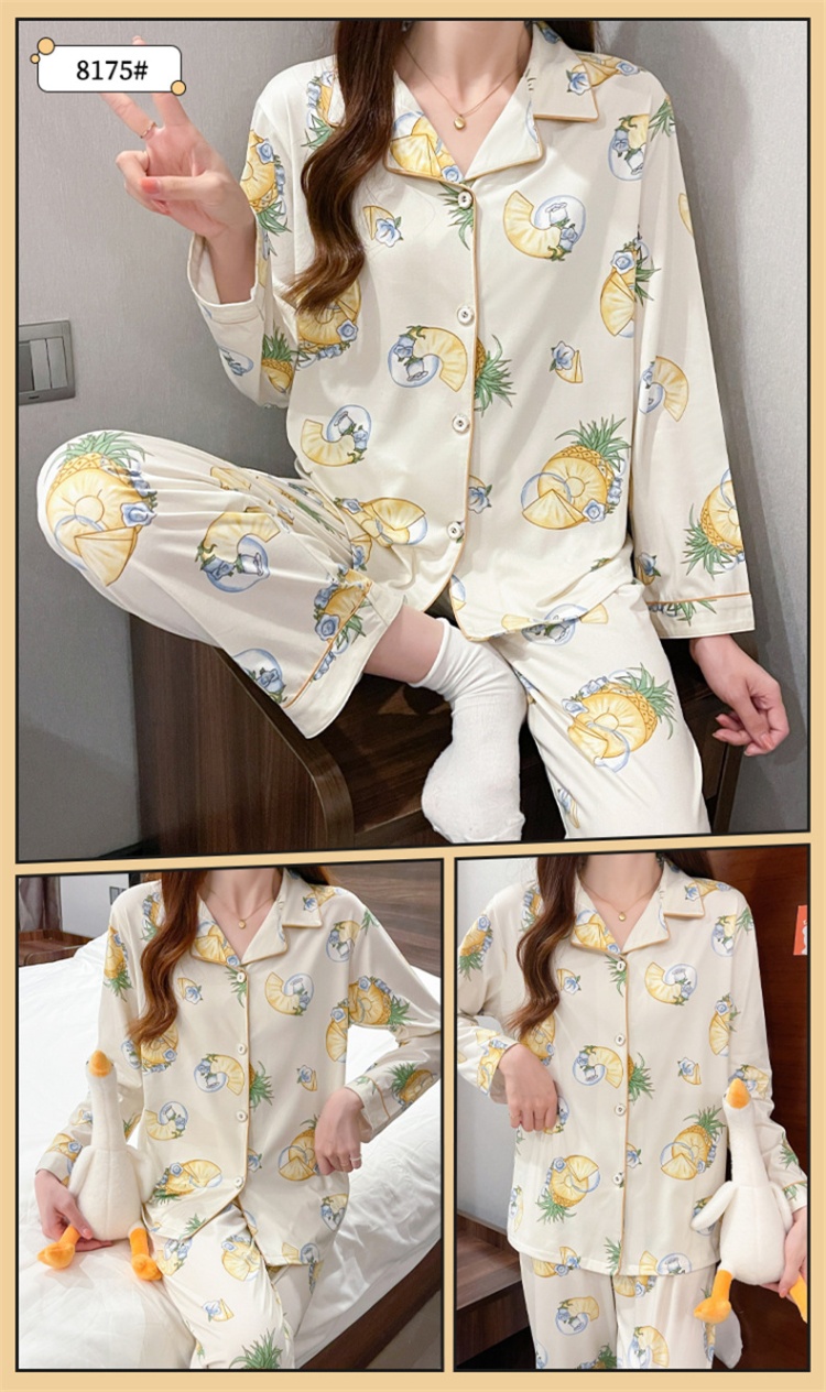 Sweet pajamas homewear cardigan a set for women