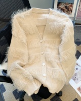 Western style knitted tops V-neck autumn and winter sweater