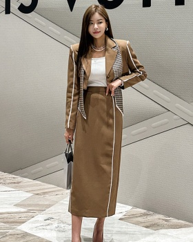 Slim coat Korean style business suit 2pcs set for women
