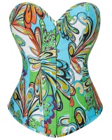 Body sculpting painted corset court style tops