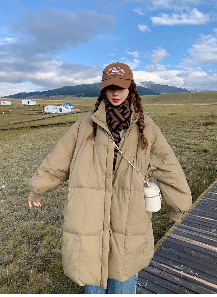 Loose thick coat Korean style cotton coat for women