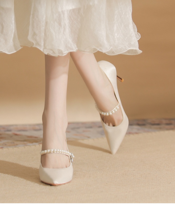 Sheepskin wedding shoes shoes for women