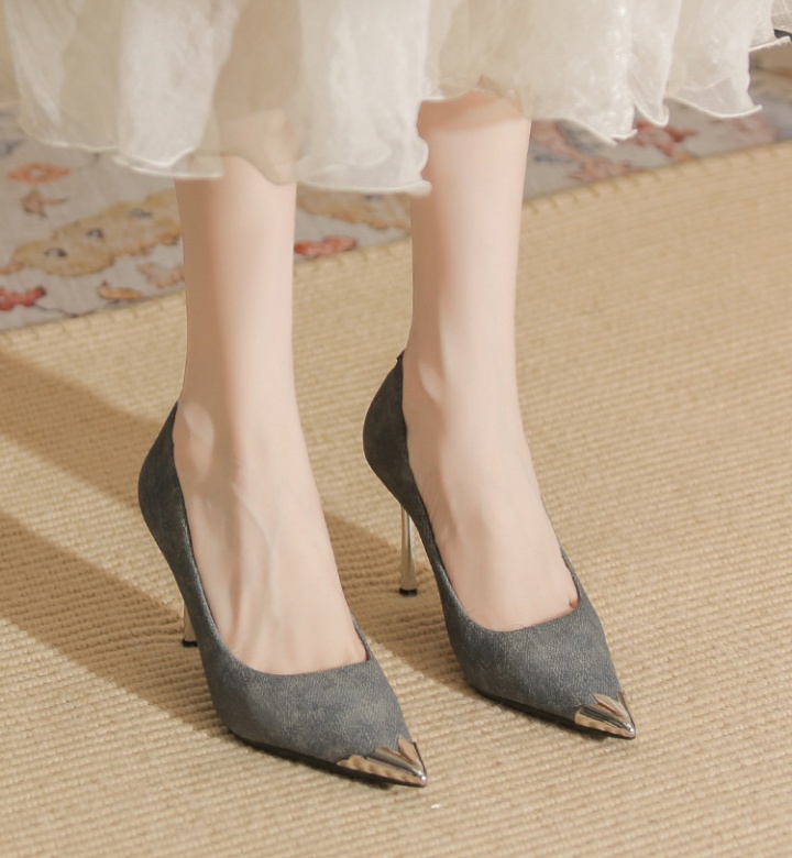 Pointed shoes temperament high-heeled shoes for women