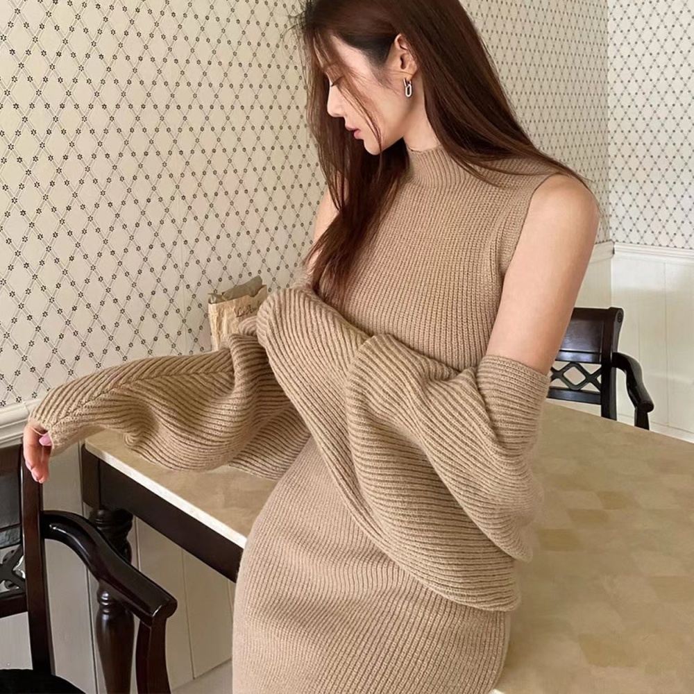 Short Korean style vest sexy shawl 2pcs set