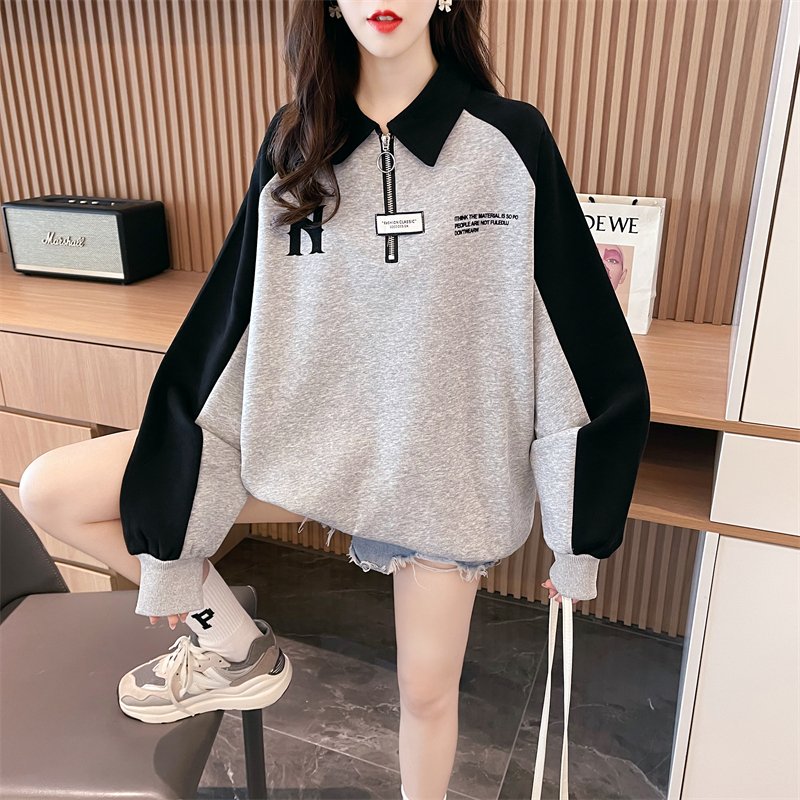 Complex Western style coat cotton hoodie for women