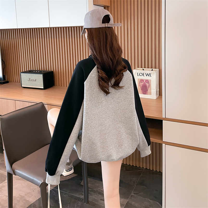 Complex Western style coat cotton hoodie for women