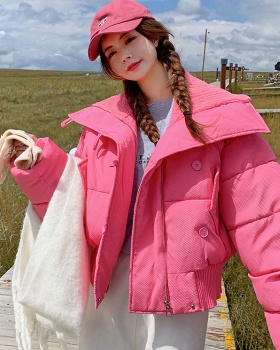 Loose winter Korean style cotton coat short thick coat