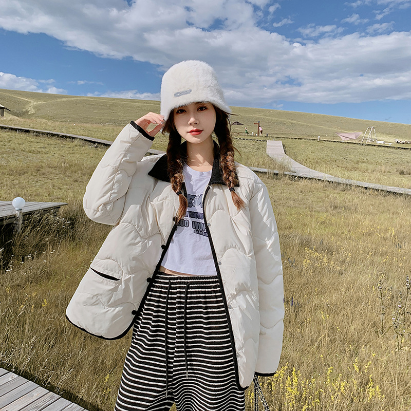 Winter fashion and elegant cotton coat Korean style thick coat BE82400 